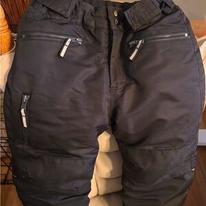 Kids black snow pants